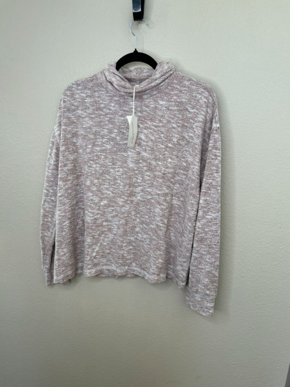 Universal Thread Womens Hooded Pullover Long-Sleeve Sweater NEW XL Pink Marled